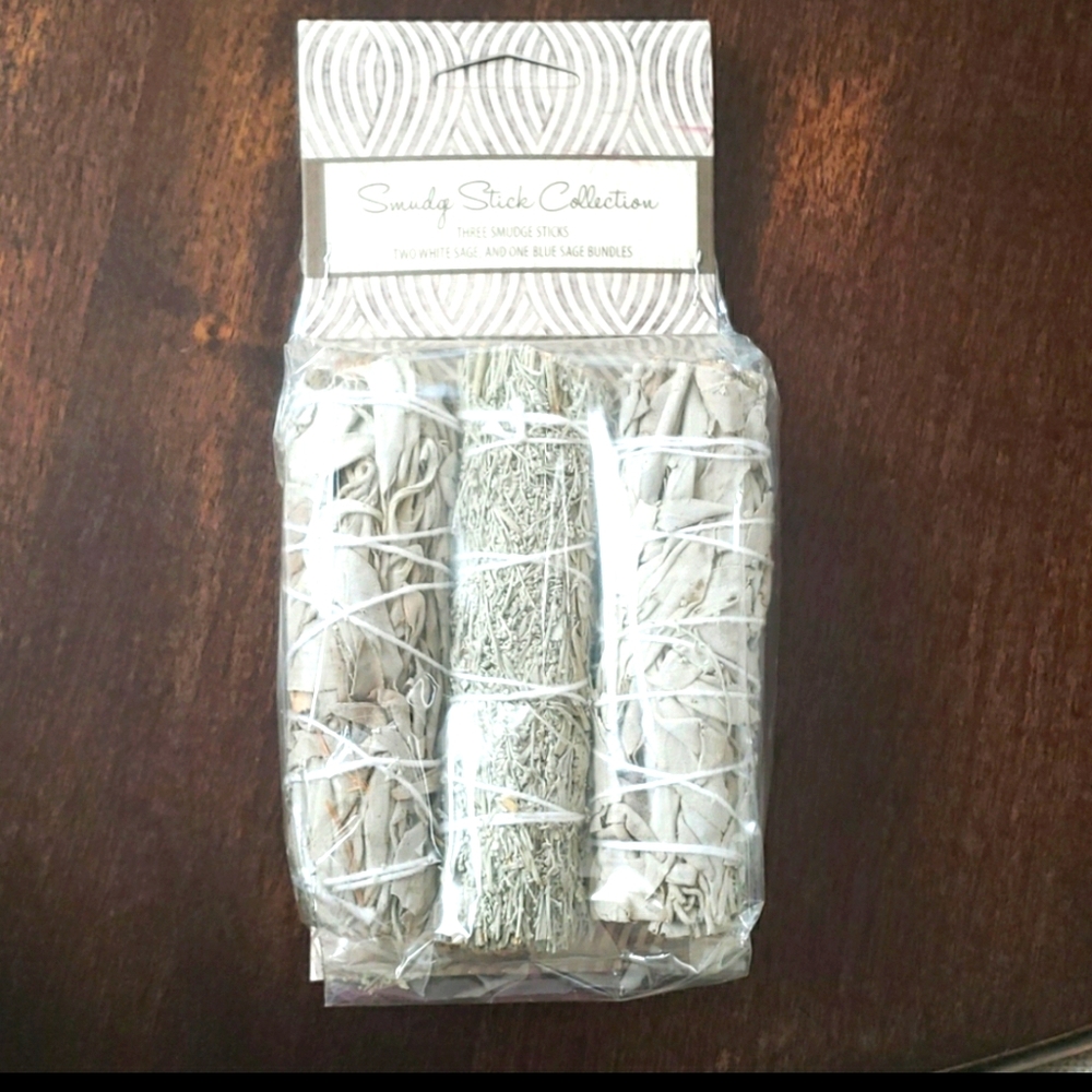 3 SAGE SMUDGING STICKS - NEW
